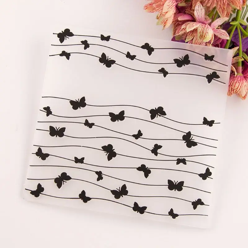 Летающие животные пластиковые тиснения папка шаблон DIY альбом для скрапбукинга