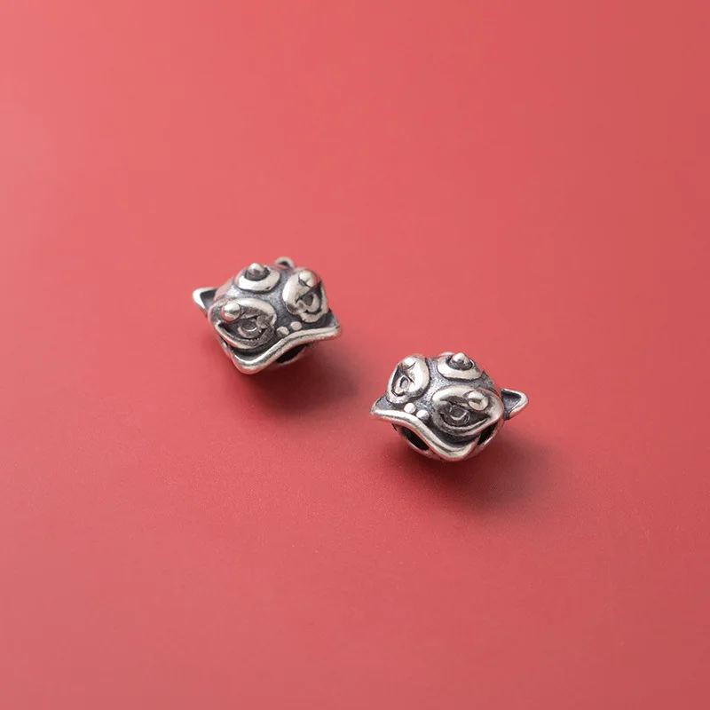 MEETSOFT Винтажные бусины из серебра 925 пробы для богатства Храбрых воинов