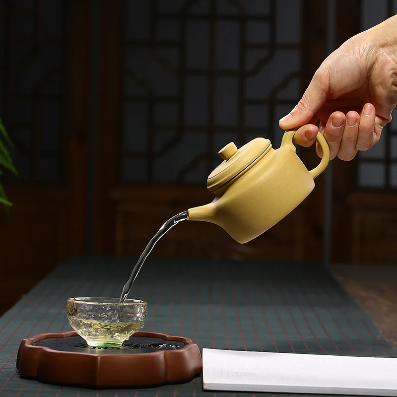 180 мл грязи Дуань Исин фиолетовый глиняный ручной работы Чайник Кунг Фу