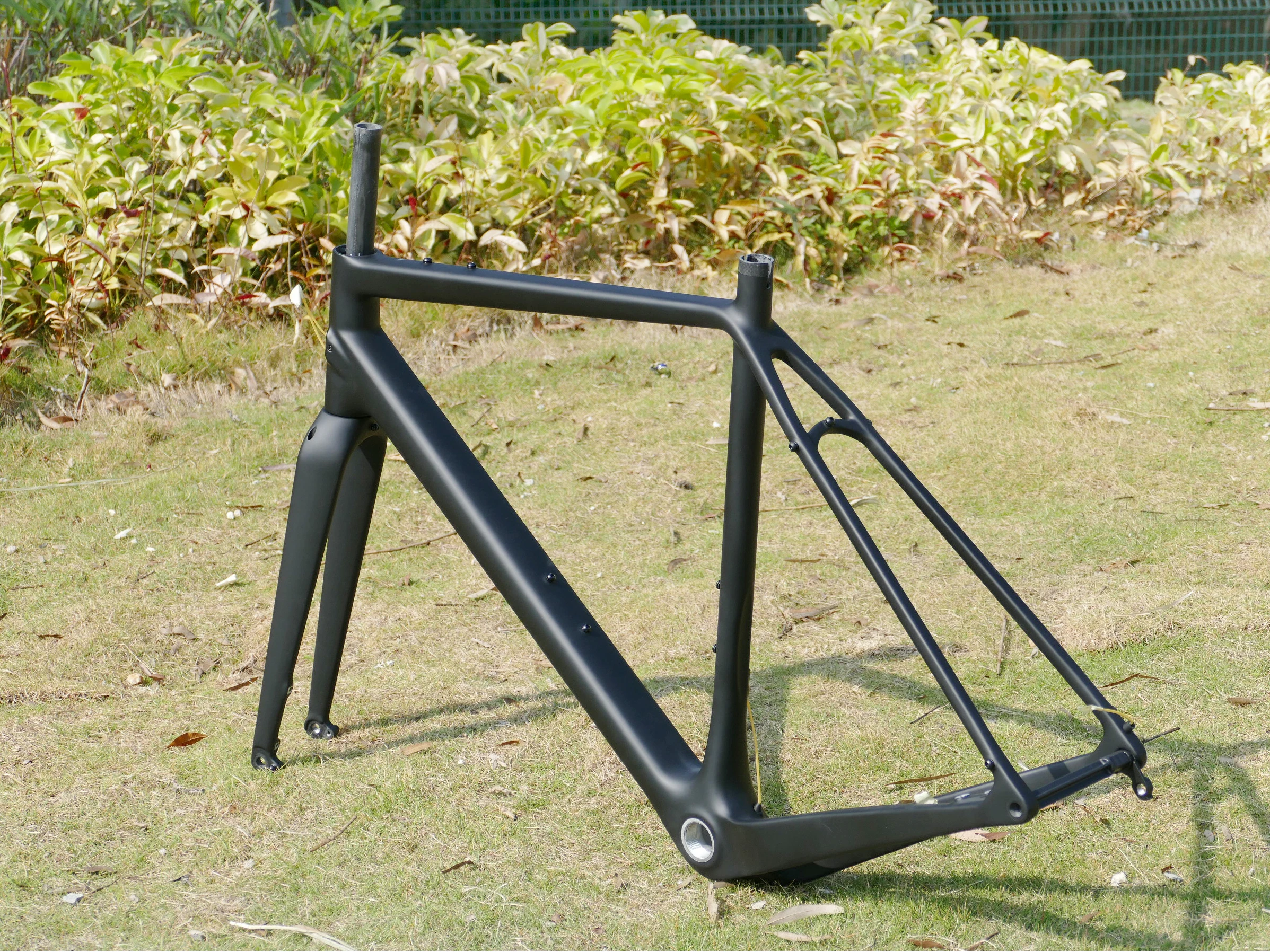 Полностью карбоновая Велосипедная вилка UD из матового гравия тормоз дисковый 52