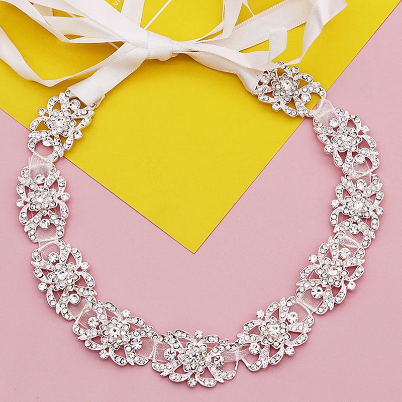 QYY Luxury Rhinestone Headbands for Women Bridal Wedding Hair Accessories Party Jewelry Bride Headpiece Bridesmaid Gift | Украшения и