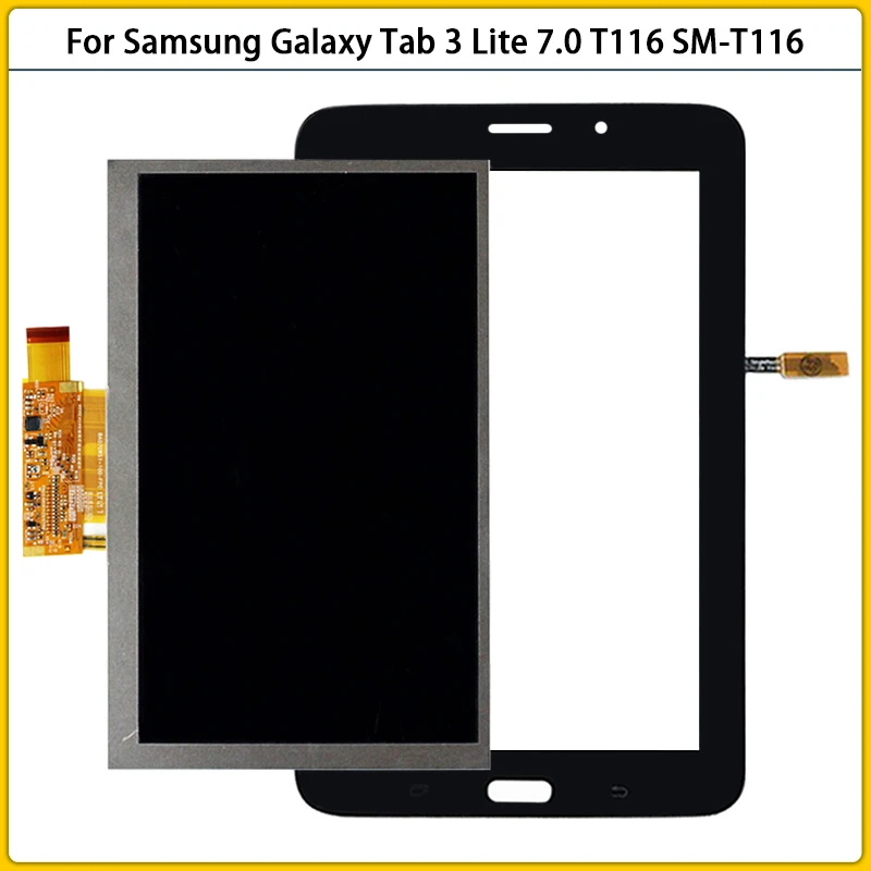 Новый T116 сенсорный ЖК-экран для Samsung Galaxy Tab 3 Lite 7 0 SM-T116 ЖК-дисплей экран Сенсорная