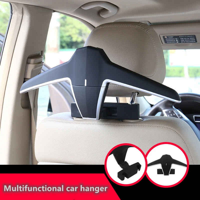 

Автомобильная вешалка Abs, роскошные аксессуары, многофункциональный Женский крючок для хранения одежды и курток, черный