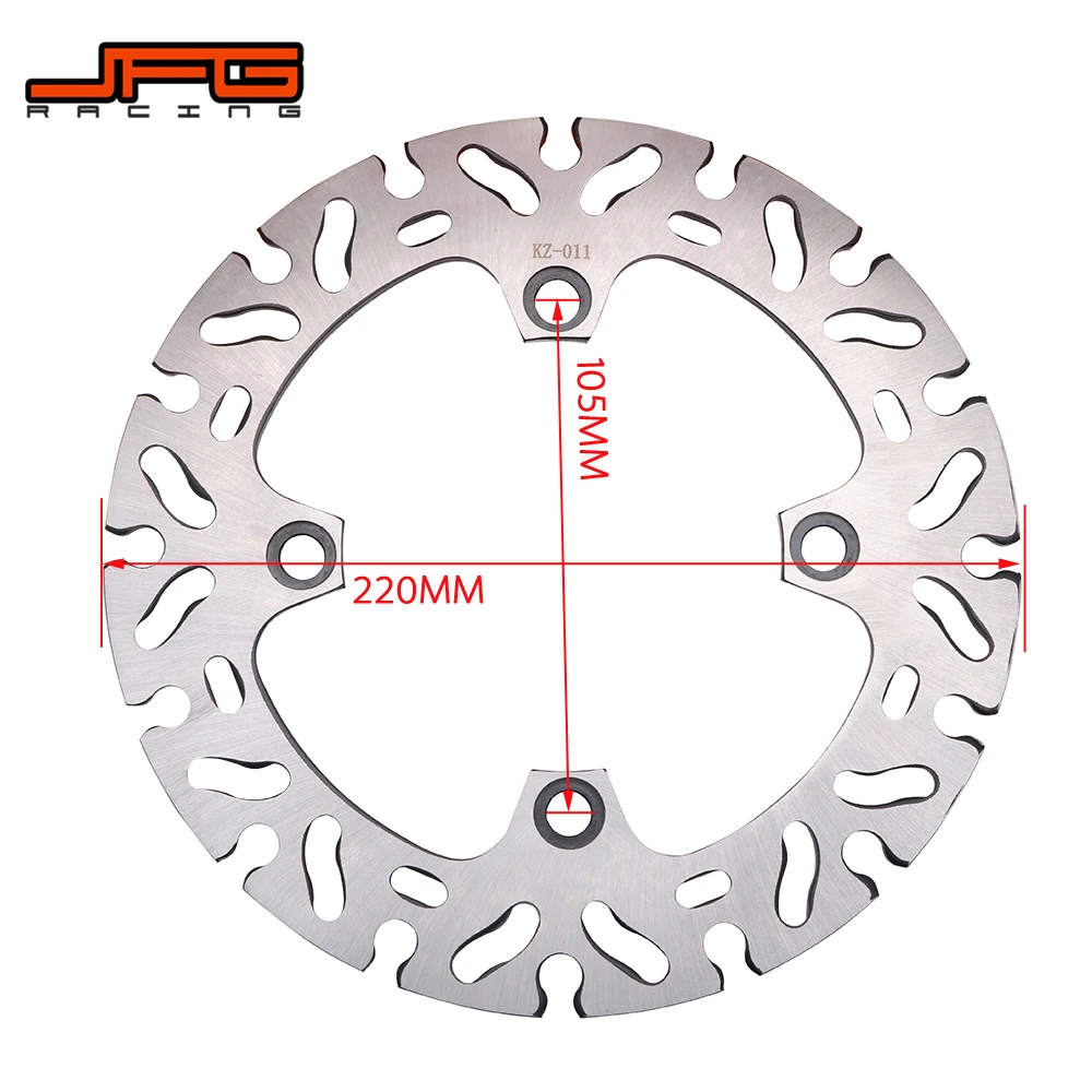 Мотоцикл из нержавеющей стали 240 мм 220 передний и задний тормозной диск ротор для