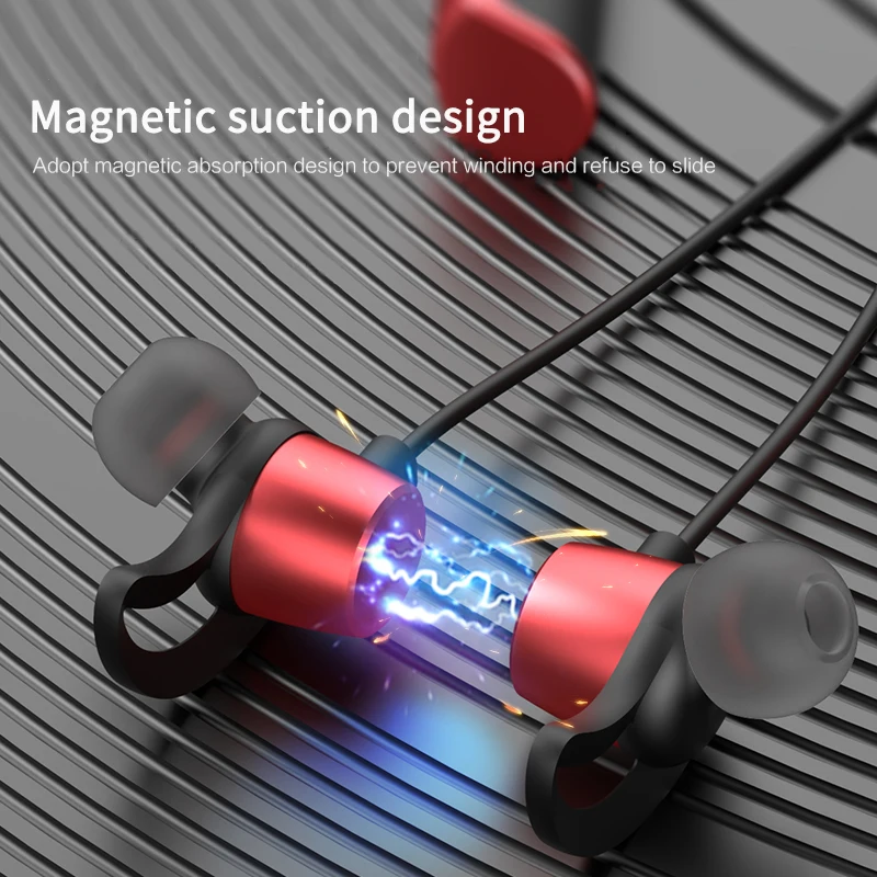

Hanging Sports Magnetic Auriculares Bluetooth 5.0 Headset Stereo Headset Wireless Earphone YD08 Neck Hanging