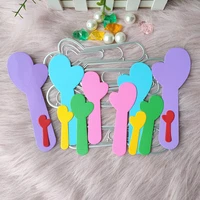 new 6 pcs arm or hand metal cutting die mould scrapbook decoration embossed photo album decoration card making diy handicrafts