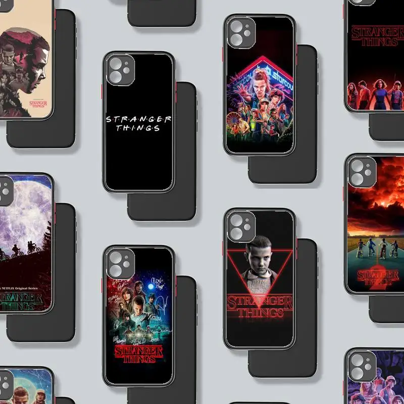 Чехол для телефона с постером из сериала очень странные дела iPhone 7 8 11 12 s mini pro X XS XR