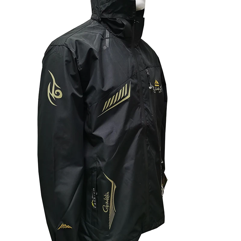 

Gamakatsu Fishing Suit Men Spring Autumn Thin Fishing Clothing Hooded Sports Hiking Fishing Jacket Outdoor Clothes Fishing Wear