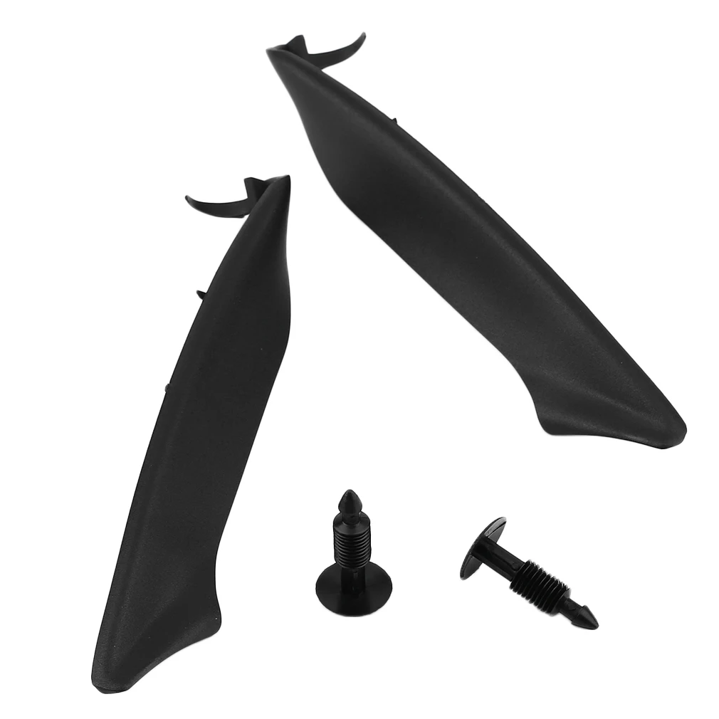 

A Pair Of Auto Car Soft Frameless Plastic Car Windscreen Wiper Blades + Tools Set For Ford F150 (04-08) Black