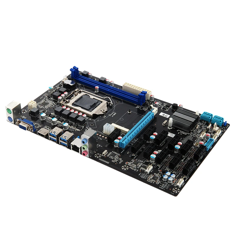 B250 Mining motherboard DDR4 LGA 1151 32GB 6PCIE for 12 Video Card...