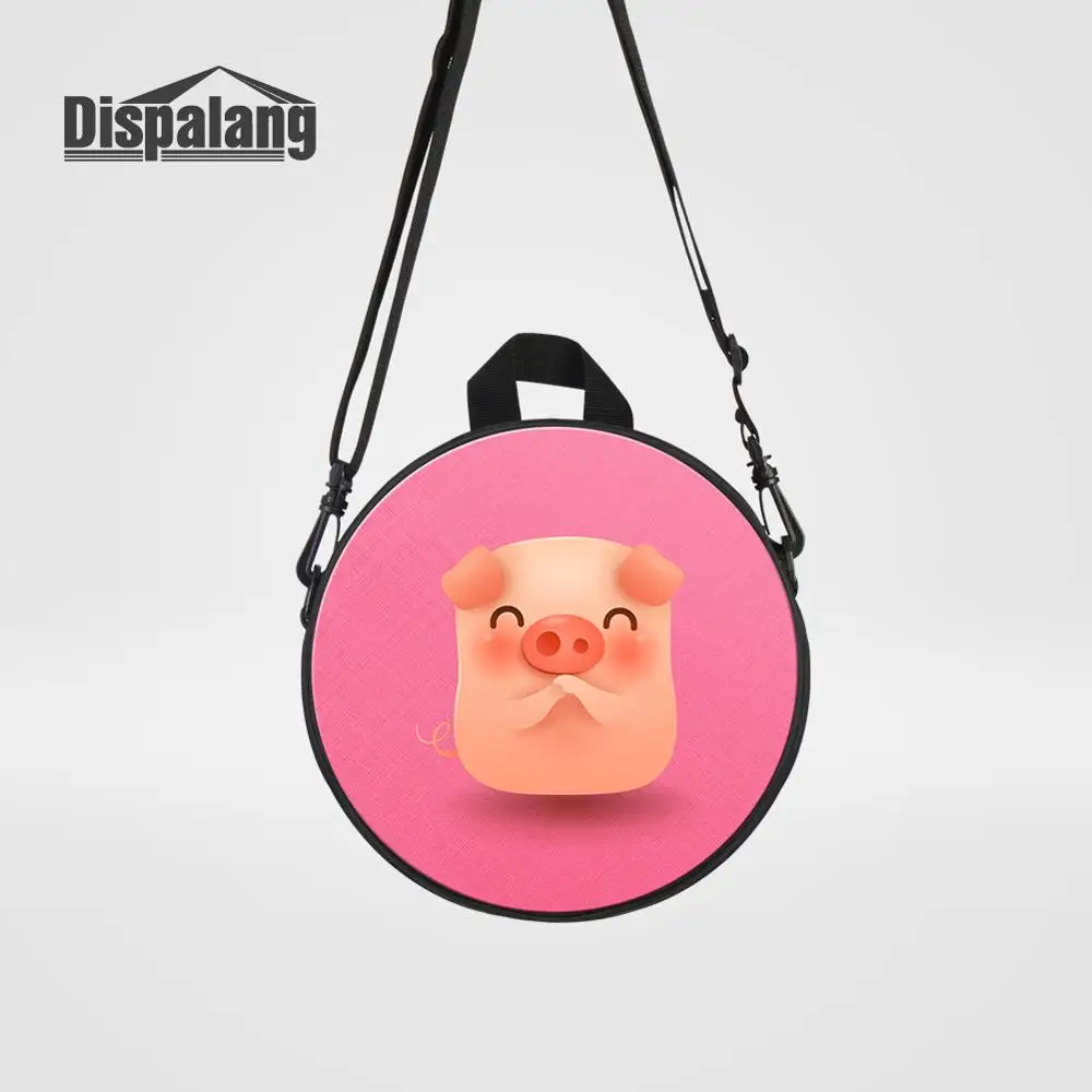Backpack53 Dispalang новые Мультяшные детские сумки-мессенджеры с принтом лисы для девочек милые животные круглые Rugtas детские мини сумки через плечо - Цвет: Backpack53