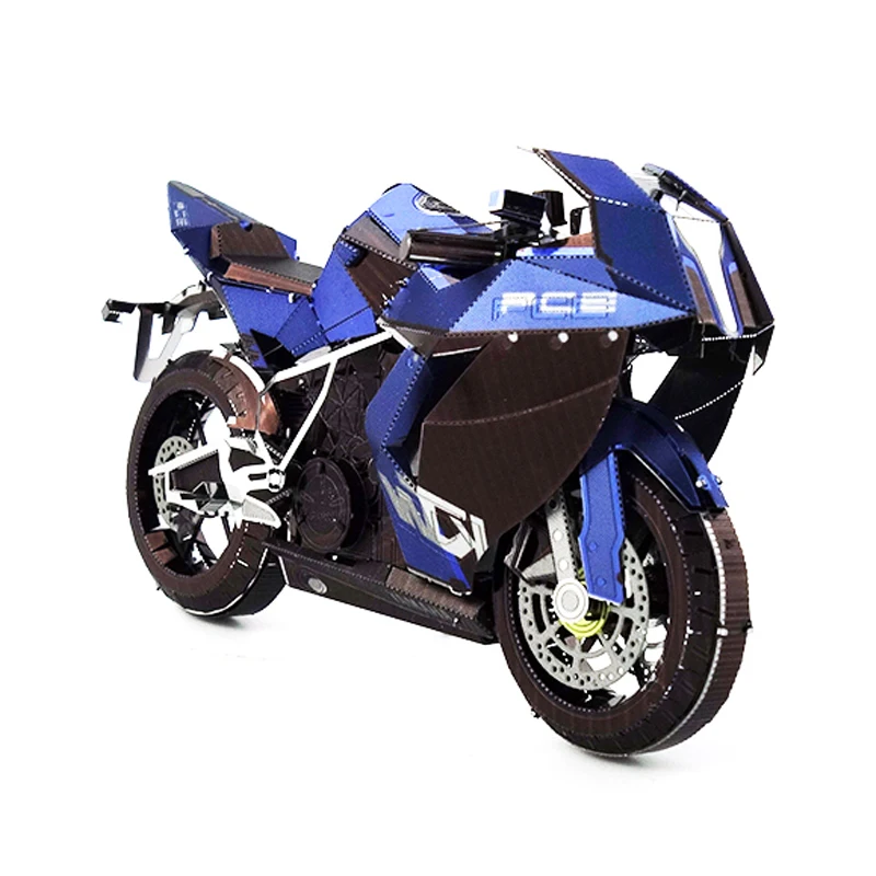 

3D Metal Puzzle Off Road Motorcycle Model DIY 3d Laser Cutting Jigsaw Vehicle Educational Toys Gifts For Kids Children