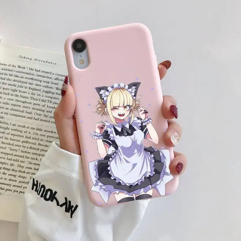 

Himiko Toga Liquid Silicone Phone Case For iphone 11 Pro Max X XS Max XR 7 8 6 6S Plus Couples TPU Cases Capa