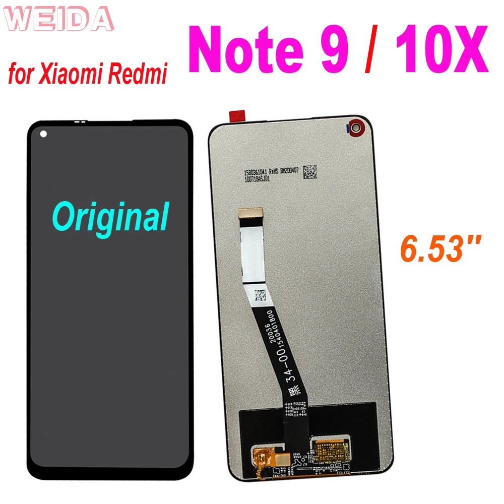 

Дисплейный модуль для Xiaomi Redmi Note 9, Redmi 10X, 4G, 6,53 дюйма