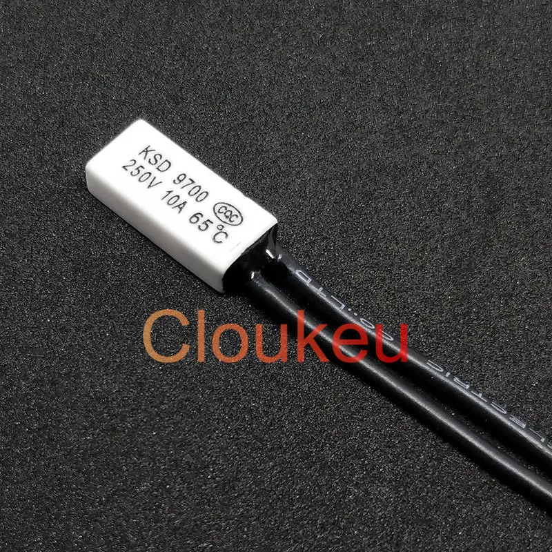 5Pcs KSD9700 10A Ceramic Temperature Switch Thermal control Normally Closed/Open 105/110/115/120/125/130/135/140/145/150 Celsius |