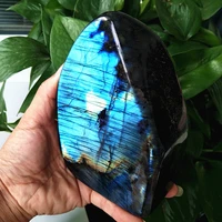 a natural labradorite stone moonstone home decoration display pierre stones and crystals