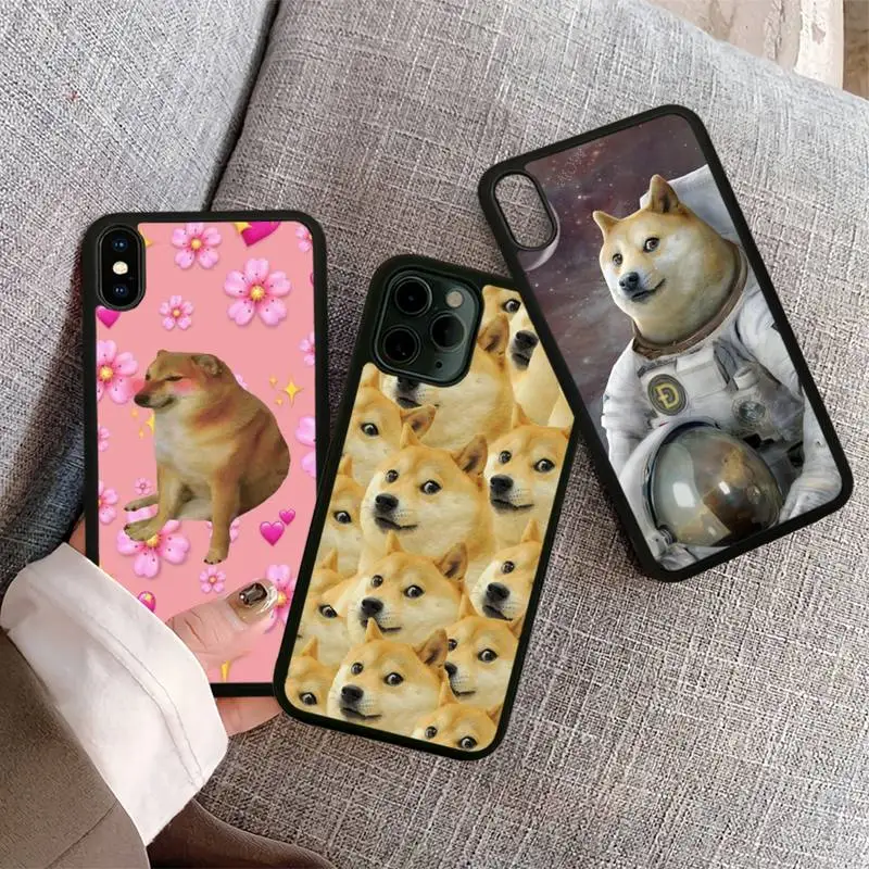 

Doge Meme Kabosu Cute Funny Phone Case For IPhone 12 11 Pro Max Xs X Xr 6 6s 7 8 Plus Se 2020 High Quality PC Cover
