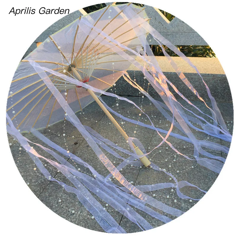 Китайский Шелковый Зонтик Аниме Женская фотография Φ 76 см танцевальный Зонт с