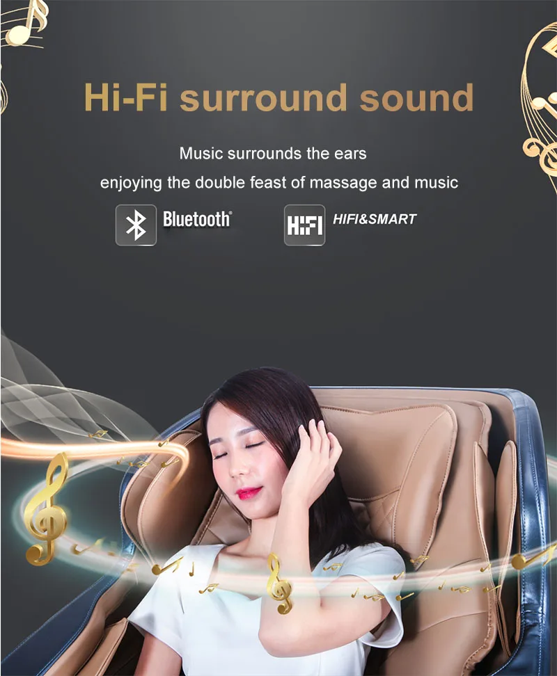 ?? Ogamacriusホーム指圧加熱マッサージチェア4Dゼロ重力フルボディ足裏bluetooth音楽kneakingマッサージ