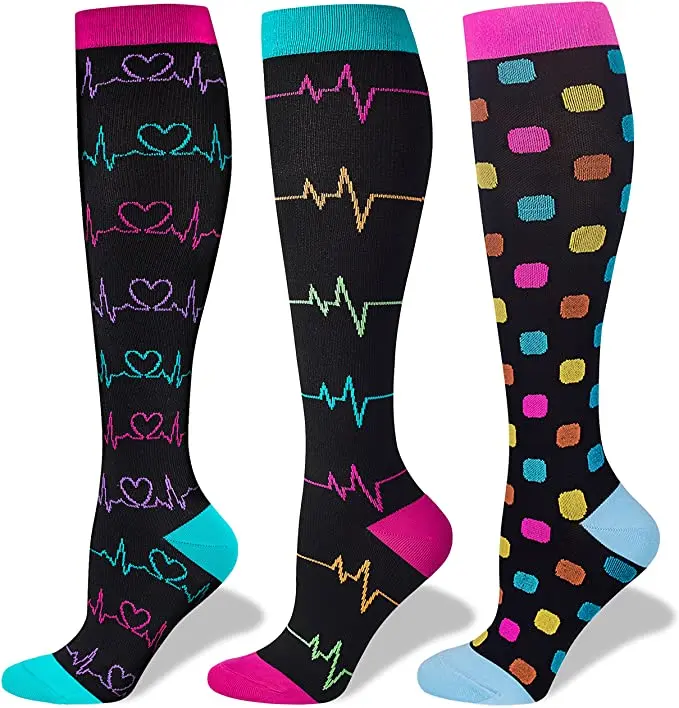 

New Compression Socks Best Medical Nursing Varicose Veins Socks 20-30 Mmhg Outdoor Sports Atheletic Legging Socks For Men&Women