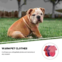 3pcs warm pet clothes pet wearing costume dog apparel dog coat clothing