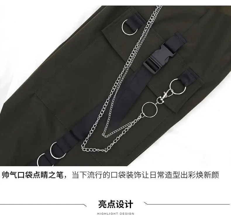 Рисунок 6 - Брюки-карго женские с завышенной талией