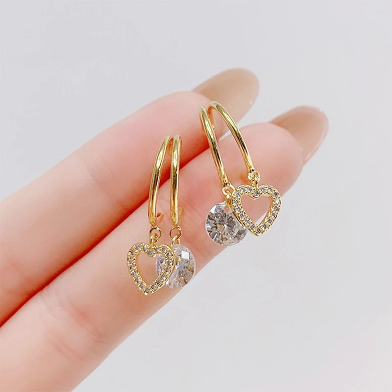 

Earrings Gold Color Long Style Tassel Earring for Women Elegant Zirconia Drop Pendets Feminia Gorgeous Jewellery Accessories