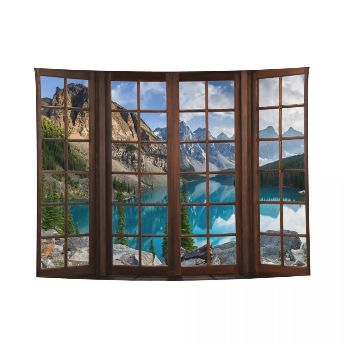 3d украшение для окна гобелен цветной полиэстеровый настенный подвесной