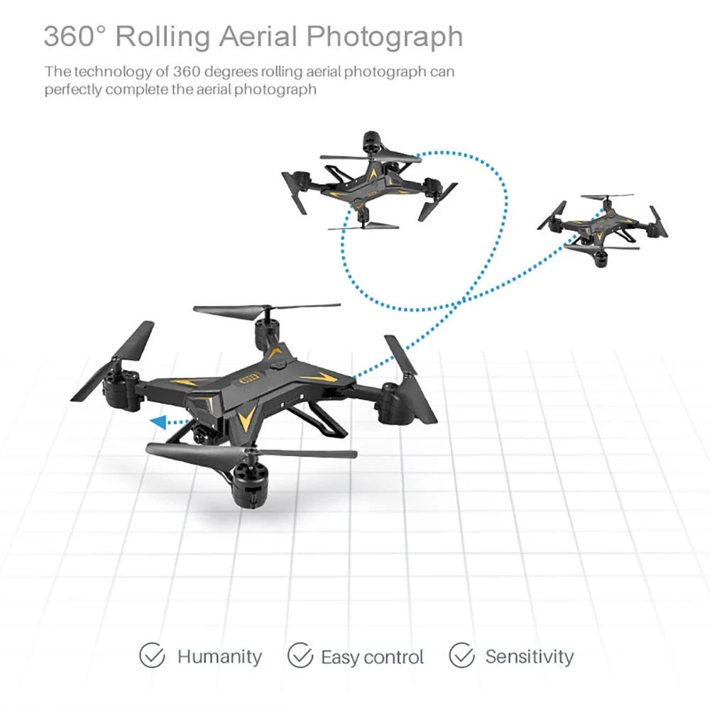 RC вертолет 4K с камерой HD 1080P wifi FPV RC Профессиональный складной Квадрокоптер 20 минут долгий срок службы батареи