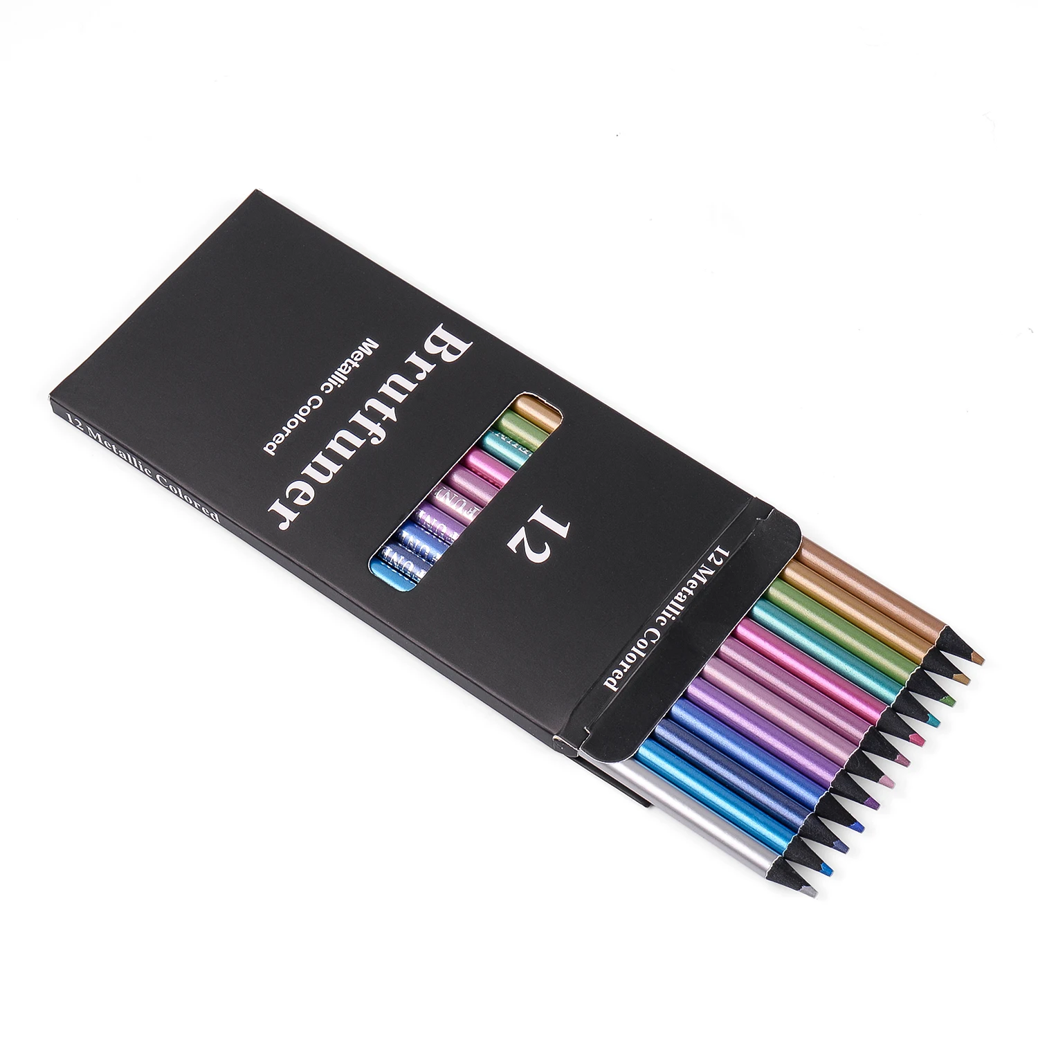 Набор карандашей для рисования нетоксичных металлических 12 шт. | Канцтовары