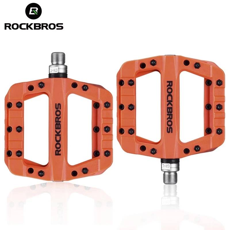 

ROCKBROS Ultralight MTB Bicycle Pedal Bike Pedals Road Cycling Pedals Flat Platform Riding Pedal Bicycle Parts Accessories