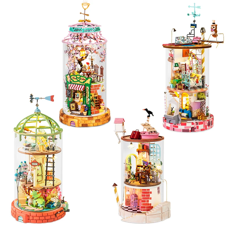 

Rolife DIY Dollhouse Wooden Miniature Doll House for Birthday Gift Mysterious World Series