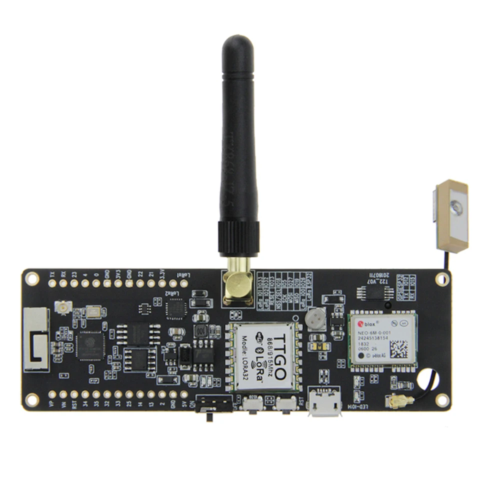 Лилиго®T-Beam TTGO V0.7 ESP32 868/915 МГц Wi-Fi беспроводной Bluetooth модуль GPS NEO-6M SMA LORA 32 18650