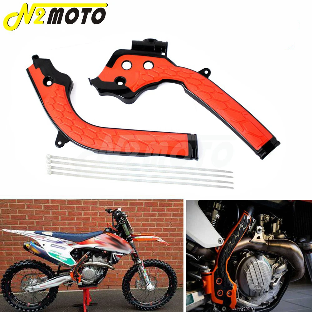 4 цвета мотокросса защита рамы Frameguards для SXF 250 350 450 SX 125 EXC F 300 ТПИ| |