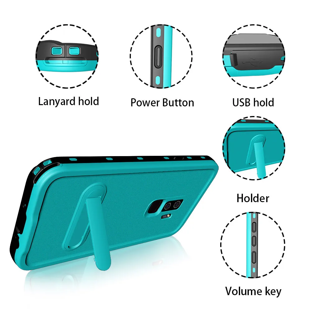 Водонепроницаемый Чехол IP68 для Samsung Note 8 9 Plus чехол подводного плавания с защитой