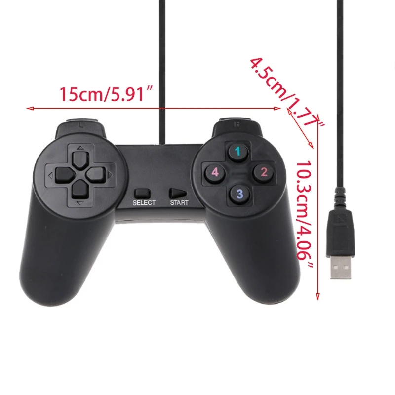 

2021 New USB 2.0 Gamepad Gaming Joystick Wired Game Controller For Laptop Computer PC