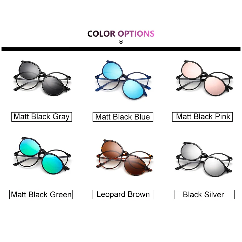 

Sunglasses Women Men Magnetic Clip On TR90 Sun Glasses Polarized Sunglass Men Women Glasses Frame Of Sunglasses 2021