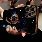 Противоударный силиконовый чехол с кольцом-держателем для iPhone 13 Pro Max 11 12 Pro Xs Max X Xr 7 8 Plus