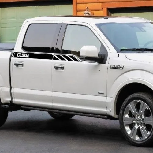 

For 1Pair/2Pcs Ford F-150 mk13 graphics side stripe decal model 3