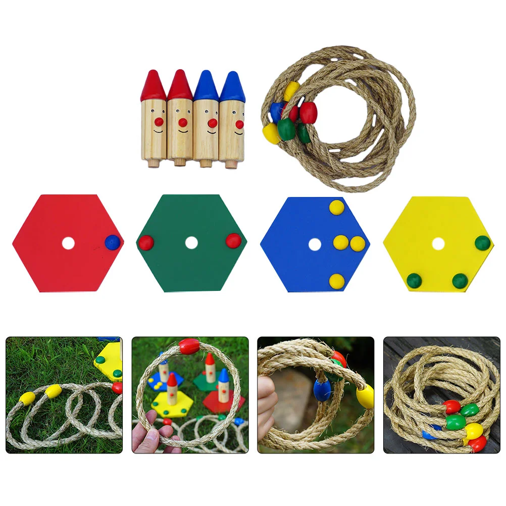 

1Set Educational Children Throwing Ring Toys Parent-child Interactive Game Toy
