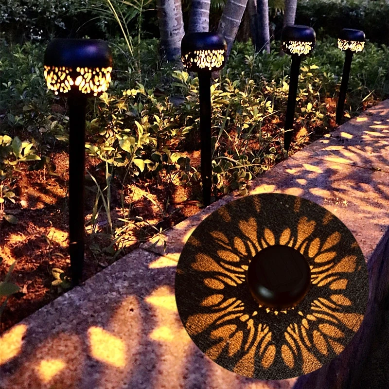 

Уличная декоративная светодиодная лампа на солнечной батарее, водонепроницаемый садовый светильник для газона, двора, виллы, павильона, ла...