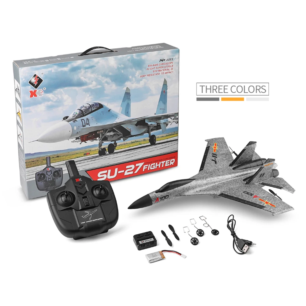 Wltoys XK A100 модель радиоуправляемого самолета 2 4G EPP трехканальный 3CH с фиксированным