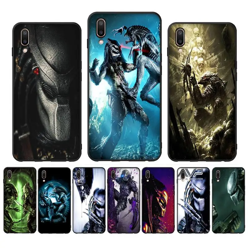 

Alien Vs Predator Phone Case Case For Oppo Reno Realme C3 6Pro Cover For vivo Y91C Y17 Y19 Funda Capa