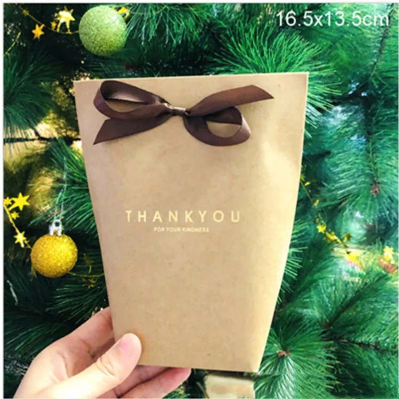 Thankyou16.5x13.5cm 5 шт. Merci спасибо черный белый бронзированный мешок конфеты спасибо Свадебные сувениры Подарочная коробка посылка подарок на день рождения - Цвет: Thankyou16.5x13.5cm