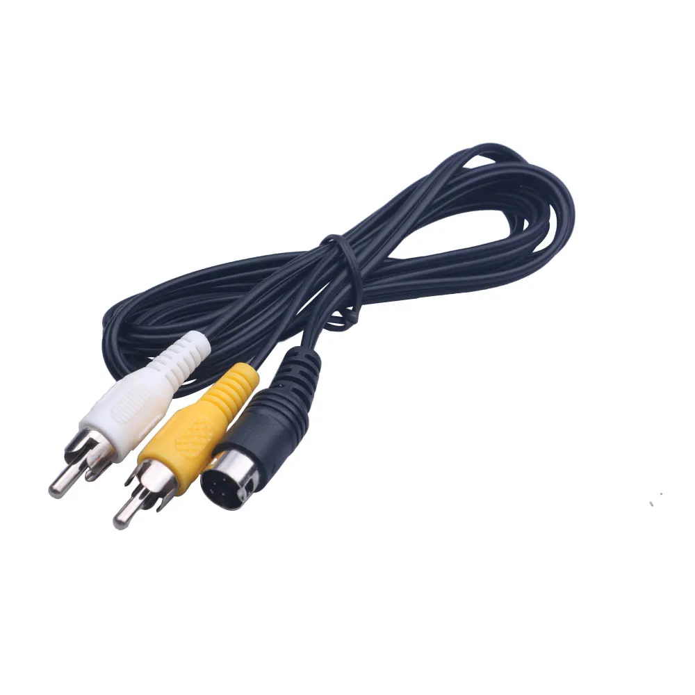 1 5 м 3 Pin игровая Аудио Видео AV стерео композитный кабель для Sega Genesis 2 A/V RCA