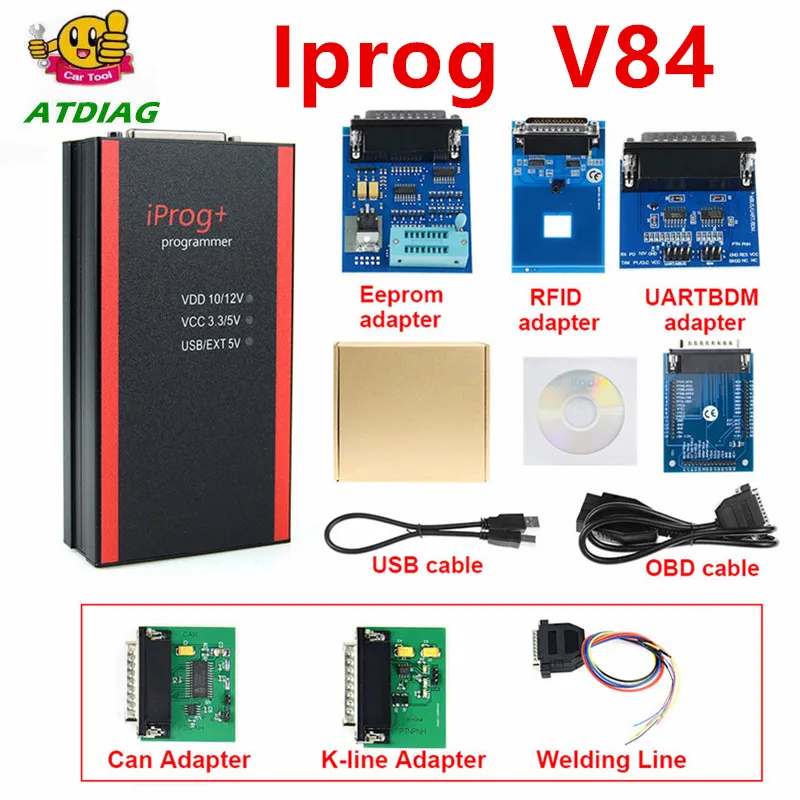 Новейший V80 iPROG + Prog программист iProg поддерживает IMMO/коррекцию пробега/сброс