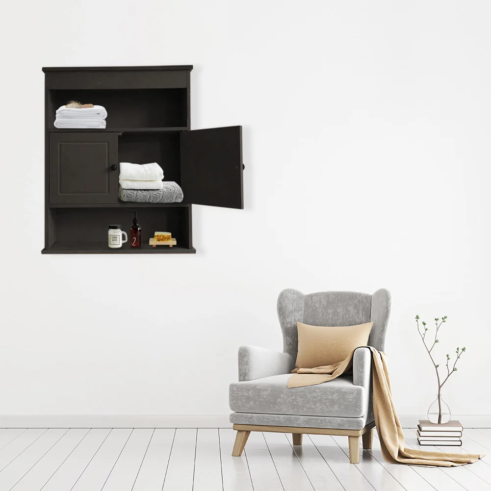 

FCH Two-door Bathroom Cabinet with Upper and Lower Layers Waterproof Mold