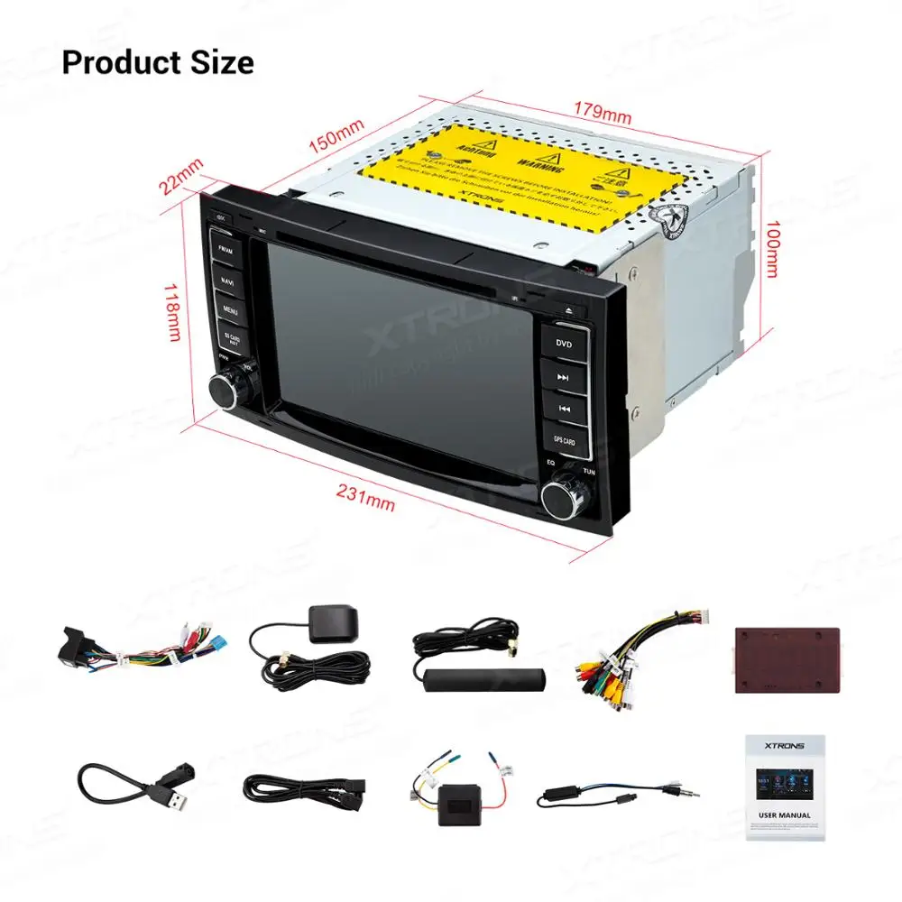 XTRONS 7 ''Android Q DSP автомобильный радиоприемник стерео DVD плеер GPS для Volkswagen T5 Multiwan
