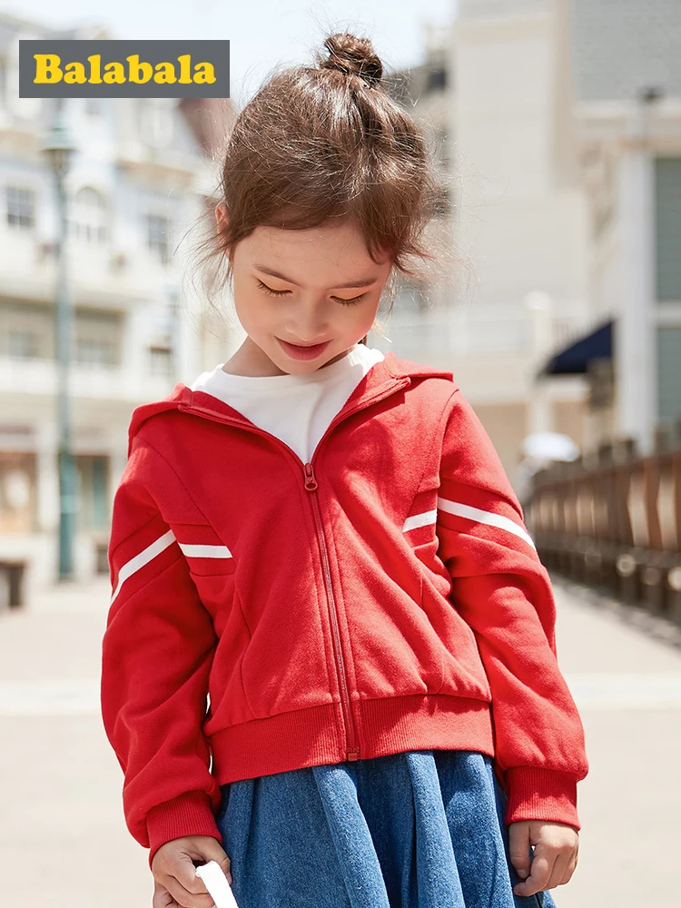 Куртка с капюшоном для девочек корейский стиль хлопок весна 2020 | Мать и ребенок