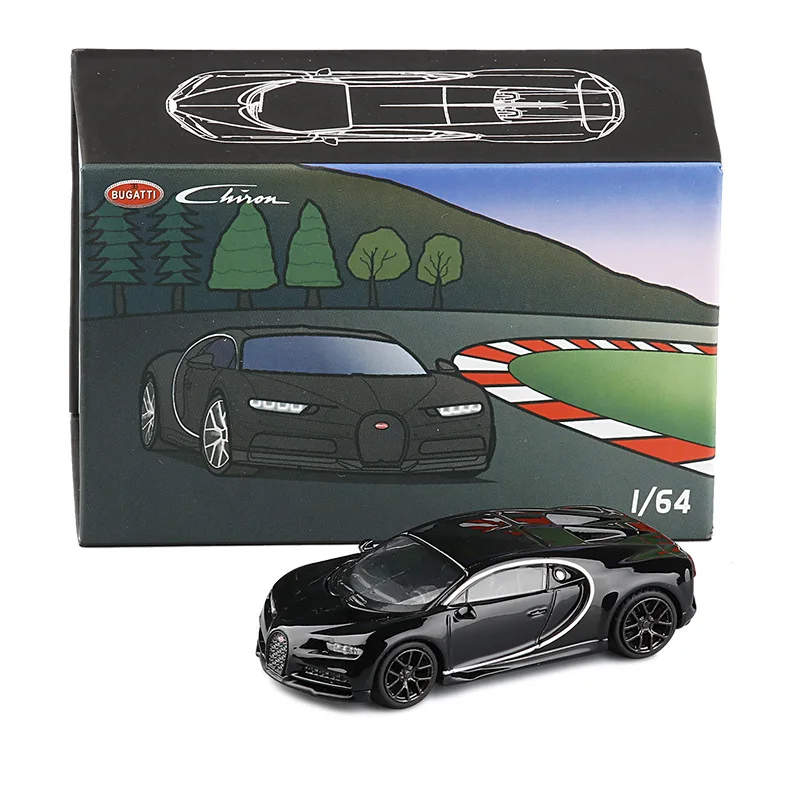 Горячая Распродажа 1/64 Bugatti Chiron Diecast сплав модель игрушки суперкар мальчик